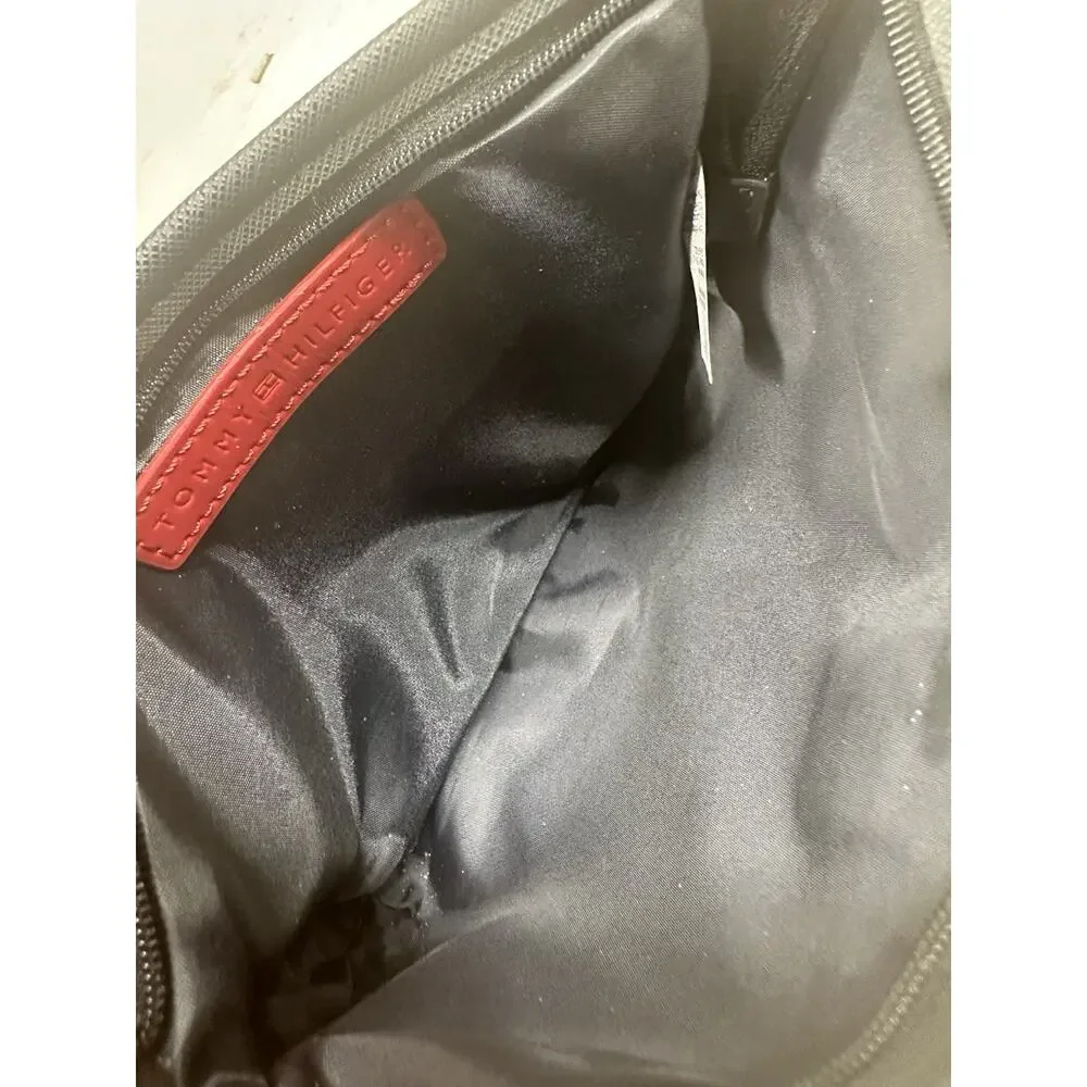 Tommy Hilfiger Black Wristlet Wallet Zip Pouch Clutch Purse